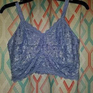 Lavender lace bralette